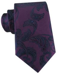 Fioletowy Krawat z Dużym Wzorem Kwiatowym - Alties. Fioletowe krawaty i muchy Alties, bez wzorów, z tkaniny, eleganckie. Za 55.00 zł.