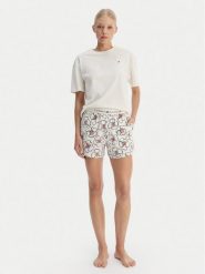 Tommy Hilfiger Piżama UW0UW05760 Beżowy Regular Fit. Brązowe piżamy damskie Tommy Hilfiger, bez wzorów, z bawełny, bez ramiączek. Za 289.99 zł.