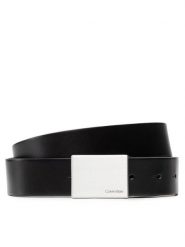 Calvin Klein Pasek Męski Formal Plaque Belt 3.5cm K50K504309 Czarny. Czarne paski męskie Calvin Klein, ze skóry. Za 179.99 zł.