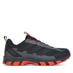 Trekkingi adidas. Szare buty zimowe męskie Adidas, bez wzorów, bez obcasa, bez zapięcia. Za 299.99 zł.