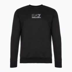 Bluza EA7 Emporio Armani Train Core T-Top. Czarne bluzy damskie EA7 Emporio Armani, m, bez wzorów, z bawełny, eleganckie, bez ramiączek, bez kaptura. Za 339.99 zł.