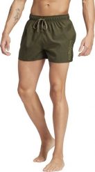Adidas Spodenki kąpielowe męskie adidas Essentials Logo oliwkowe IX7566 S. Zielone kąpielówki męskie Adidas, m, bez wzorów. Za 181.66 zł.