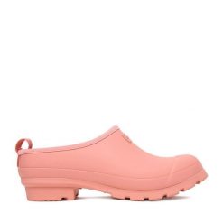 Kalosze Hunter. Czerwone kalosze damskie Hunter, bez wzorów, bez zapięcia. Za 199.99 zł.