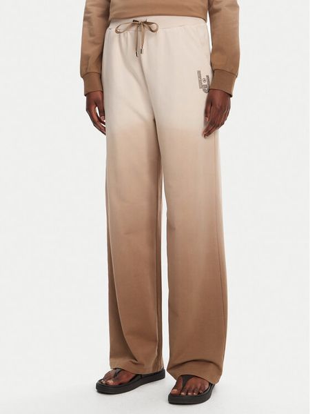 Liu Jo Sport Spodnie dresowe TA5116 FS090 Beżowy Relaxed Fit. Brązowe spodnie dresowe damskie Liu Jo Sport, bez wzorów, z bawełny, sportowe. Za 359.99 zł.