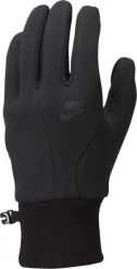 Nike Rękawiczki męskie do biegania Nike Therma-Fit Tech Pleece czarne N1009496013 M. Czarne rękawiczki męskie Nike, bez wzorów. Za 238.32 zł.