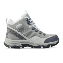 Buty trekkingowe damskie SKECHERS TREGO ROCKY MOUNTAIN wodoodporne. Szare obuwie trekkingowe damskie Skechers, bez zapięcia. Za 350.00 zł.