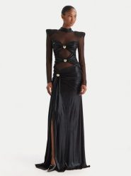 Babylon Sukienka wieczorowa S00822 Czarny Slim Fit. Czarne sukienki damskie Babylon, s, bez wzorów, z syntetyku, wizytowe, bez kołnierzyka, bez ramiączek. Za 2,279.00 zł.