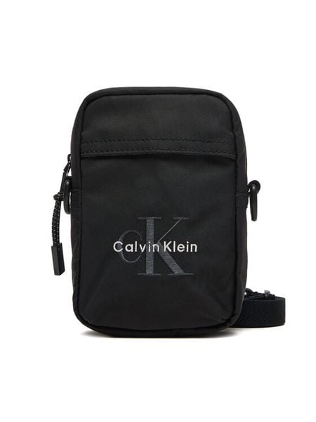Calvin Klein Saszetka Bold Logo Nylon Slim Reporter LV04D3231G Czarny. Czarne saszetki i nerki męskie Calvin Klein, bez wzorów, z materiału. Za 249.99 zł.