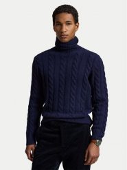 Polo Ralph Lauren Golf 710917035006 Granatowy Regular Fit. Niebieskie swetry męskie Polo Ralph Lauren, l, bez wzorów, z wełny, bez kołnierzyka, bez ramiączek. Za 1,999.00 zł.