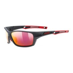 Okulary Uvex przeciwsłoneczne SportStyle 232 P Black Matt Red Polavision. Czarne okulary przeciwsłoneczne damskie Uvex. Za 186.99 zł.