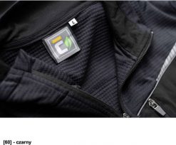 CERVA Sweter męski CERVA STIRLING STRETCH, lekki z suwakiem, kieszeń napiersiowa, odblaskowe elementy, warstwa pośrednia - czarny 3XL. Czarne swetry męskie CERVA, m, bez wzorów, bez kołnierzyka, bez ramiączek. Za 109.99 zł.
