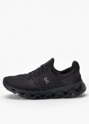 Sneakersy męskie ON CLOUDSWIFT 3 AD. Czarne buty sportowe męskie On, bez wzorów, bez zapięcia, trekkingowe. Za 638.99 zł.