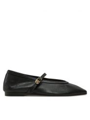 Tommy Hilfiger Baleriny Ballerina Maryjane Soft Leather FW0FW08354 Czarny. Czarne balerinki damskie Tommy Hilfiger, bez wzorów, ze skóry, bez obcasa, bez zapięcia. Za 419.99 zł.