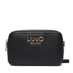 Torebka Liu Jo. Czarne listonoszki damskie Liu Jo, bez wzorów, bez dodatków. Za 359.99 zł.