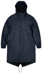Rains płaszcz przeciwdeszczowy unisex FISHTAIL PARKA W3 18140 47 NAVY L. Niebieskie parki damskie Rains, l, bez wzorów, bez kaptura. Za 786.70 zł.