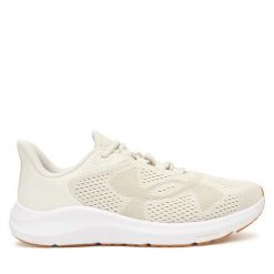 Buty do biegania Under Armour. Szare obuwie sportowe damskie Under Armour, bez wzorów, bez zapięcia, do biegania. Za 299.99 zł.