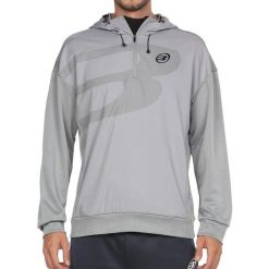 Sudadera Bullpadel Jubon. Szare bluzy męskie bullpadel, bez wzorów, sportowe, bez ramiączek, bez kaptura. W wyprzedaży za 247.50 zł.