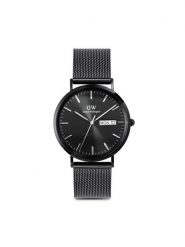 Daniel Wellington Zegarek Classic Day Display 40 DW00100831 Czarny. Czarne, analogowe zegarki męskie Daniel Wellington, bez wzorów. Za 719.99 zł.