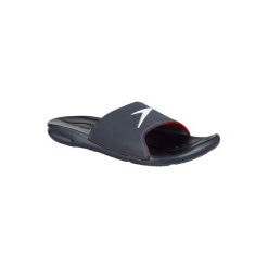 Klapki basenowe ATAMI CORE granatowe męskie. Niebieskie klapki męskie Speedo, bez wzorów, bez zapięcia. Za 69.99 zł.