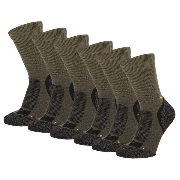 Skarpety turystyczne dla dorosłych Xtreme Wełna Merino, 6 szt. Zielone skarpetki damskie XTREME SOCKSWEAR, bez wzorów, z wełny. W wyprzedaży za 242.82 zł.