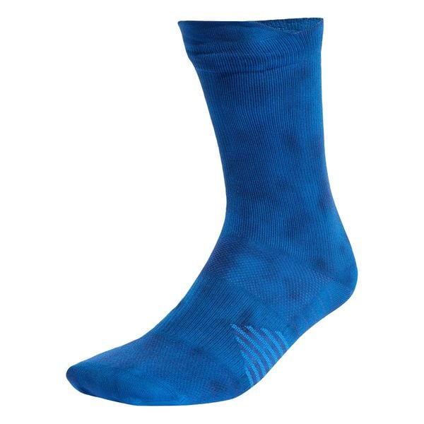 Skarpety RunxGraphic Washed. Niebieskie skarpetki damskie Adidas, bez wzorów, z elastanu. Za 72.20 zł.
