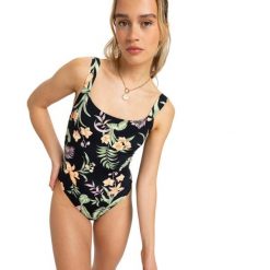 Jednoczęściowy strój kąpielowy dla Kobiety PT BEACH CLASSICS Czarny. Czarne stroje kąpielowe damskie Roxy, xs, bez wzorów, z elastanu. Za 319.99 zł.
