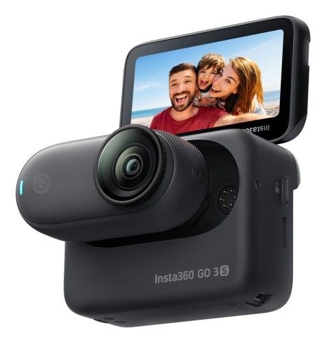 Insta360 GO 3S Standard Edition_Midnight Black_64GB. Czarne zegarki sportowe INSTA360, bez wzorów. Za 1,392.99 zł.