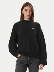 HUGO Sweter Shenny_B 50569622 Czarny Relaxed Fit. Czarne swetry nierozpinane damskie Hugo, xl, bez wzorów, z syntetyku, bez kołnierzyka, bez ramiączek. Za 549.99 zł.