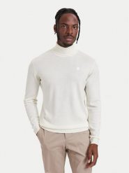 KARL LAGERFELD Golf 655058 564399 Beżowy jasny Regular Fit. Brązowe swetry męskie KARL LAGERFELD, l, bez wzorów, z wełny, bez kołnierzyka, bez ramiączek. Za 609.99 zł.
