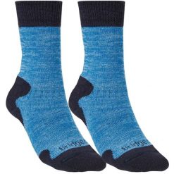 BRIDGEDALE Skarpety damskie EXPLORER HW COMFORT BOOT WMN Blue Marl-S. Niebieskie skarpetki damskie Bridgedale, bez wzorów. Za 81.80 zł.