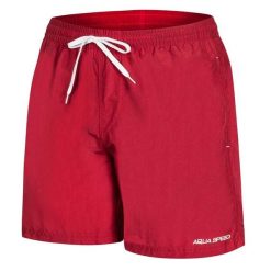 Męskie Szorty Kąpielowe Remy. Czerwone kąpielówki męskie Aqua-Speed, m, bez wzorów, krótkie. Za 92.99 zł.