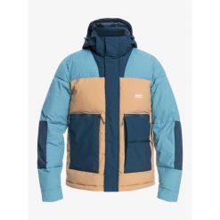 Kurtka zimowa męska Quiksilver Nomad Waterproof. Niebieskie kurtki męskie Quiksilver, na zimę, l, bez wzorów, sportowe, bez kaptura. W wyprzedaży za 575.00 zł.