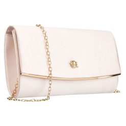 Beżowa kopertówka damska wykonana z tkaniny syntetycznej z wewnętrzną kieszonką Rovicky R-XS028-3. Brązowe torebki wizytowe damskie ROVICKY, bez wzorów, z syntetyku, bez dodatków. Za 54.99 zł.