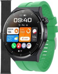 Smartwatch Enter SAT.14.5314.144-SET Zielony. Zielone zegarki smartwatch Enter, bez wzorów. Za 299.00 zł.