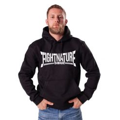 Bluza z kapturem Danrho Fightnature MMA. Czarne bluzy damskie DANRHO, l, bez wzorów, z bawełny, bez ramiączek, z kapturem. Za 282.00 zł.