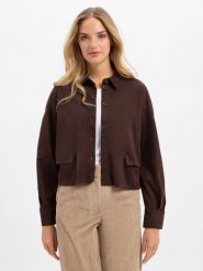Someday Marynarka damska - Nylia Kobiety brązowy jednolity, 36. Brązowe marynarki i żakiety damskie someday., bez wzorów, z syntetyku, eleganckie, bez kołnierzyka, bez ramiączek. Za 599.95 zł.