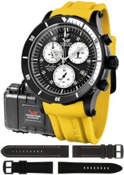 Zegarek męski Vostok Europe 6S30-5104184SY żółty. Żółte zegarki męskie Vostok Europe, bez wzorów. Za 4,205.86 zł.