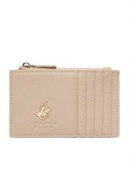Beverly Hills Polo Club Etui na karty kredytowe CWBEO-BHPC-W1-003-AW26 Beżowy. Brązowe portfele damskie Beverly Hills Polo Club, z materiału. Za 59.99 zł.