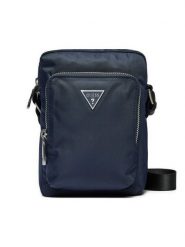 Guess Saszetka HMECRN P3463 Granatowy. Niebieskie saszetki i nerki męskie Guess, z aplikacjami, z materiału. Za 239.99 zł.