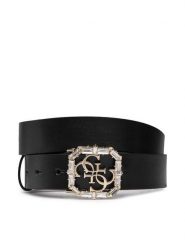 Guess Pasek Damski Not Coordinated Belts BW7664 VIN30 Czarny. Czarne paski damskie Guess, z aplikacjami, ze skóry. Za 299.99 zł.
