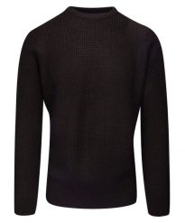 Sweter Brązowy, Czekoladowy w Gruby Dziergany Splot, U-neck, Męski -BRAVE SOUL. Brązowe swetry męskie Brave Soul, l, bez wzorów, dziergany, eleganckie, bez kołnierzyka, bez ramiączek. Za 89.00 zł.