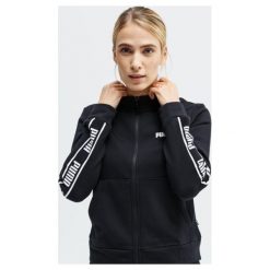Puma Bluza Amplified Fz Fl , czarny, rozmiar M. Czarne bluzy damskie Puma, m, bez wzorów, z bawełny, klasyczne, bez ramiączek, bez kaptura. Za 249.99 zł.