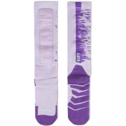 Skarpetki Buff MERINO HW OVER THE CALF SOCKS HWO2 LILAC ICE. Fioletowe skarpety męskie Buff, bez wzorów, z elastanu. Za 159.90 zł.
