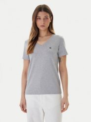 Calvin Klein Jeans T-Shirt Archive LV047B205G Szary Regular Fit. Szare t-shirty damskie Calvin Klein Jeans, m, bez wzorów, z bawełny, bez kołnierzyka, bez ramiączek. Za 149.99 zł.