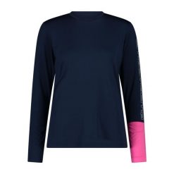 Koszulka damska rowerowe CMP 34N6936. Niebieskie koszulki sportowe damskie CMP, l, bez wzorów, bez ramiączek. W wyprzedaży za 139.99 zł.