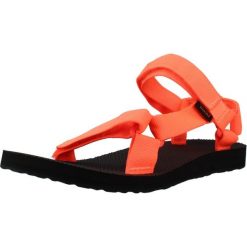 Sandały TEVA SANDALIA W ORIGINAL UNIVE Rose. Czerwone sandały damskie Teva, bez wzorów, z tkaniny, bez obcasa, bez zapięcia. Za 281.99 zł.