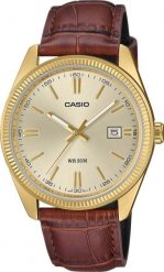 Zegarek Casio Zegarek męski Casio MTP-1302PGL-9AVEF brązowy. Brązowe zegarki męskie Casio, bez wzorów. Za 359.00 zł.