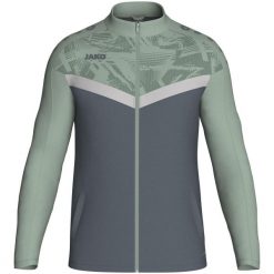 Poliestrowa bluza dresowa Jako Iconic. Szare bluzy damskie Jako, xl, bez wzorów, z dresówki, bez ramiączek, z kapturem. Za 278.50 zł.