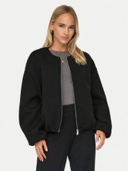 ONLY Bluza Ellie 15344567 Czarny Regular Fit. Czarne bluzy damskie ONLY, xl, bez wzorów, z syntetyku, bez ramiączek, bez kaptura. Za 229.99 zł.