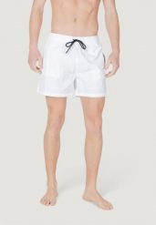 Bokserki pływackie Mężczyzna EMPORIO ARMANI CONNECTED EM000583 AF12330. Czarne bokserki męskie Emporio Armani Connected, bez wzorów, z materiału. Za 336.40 zł.